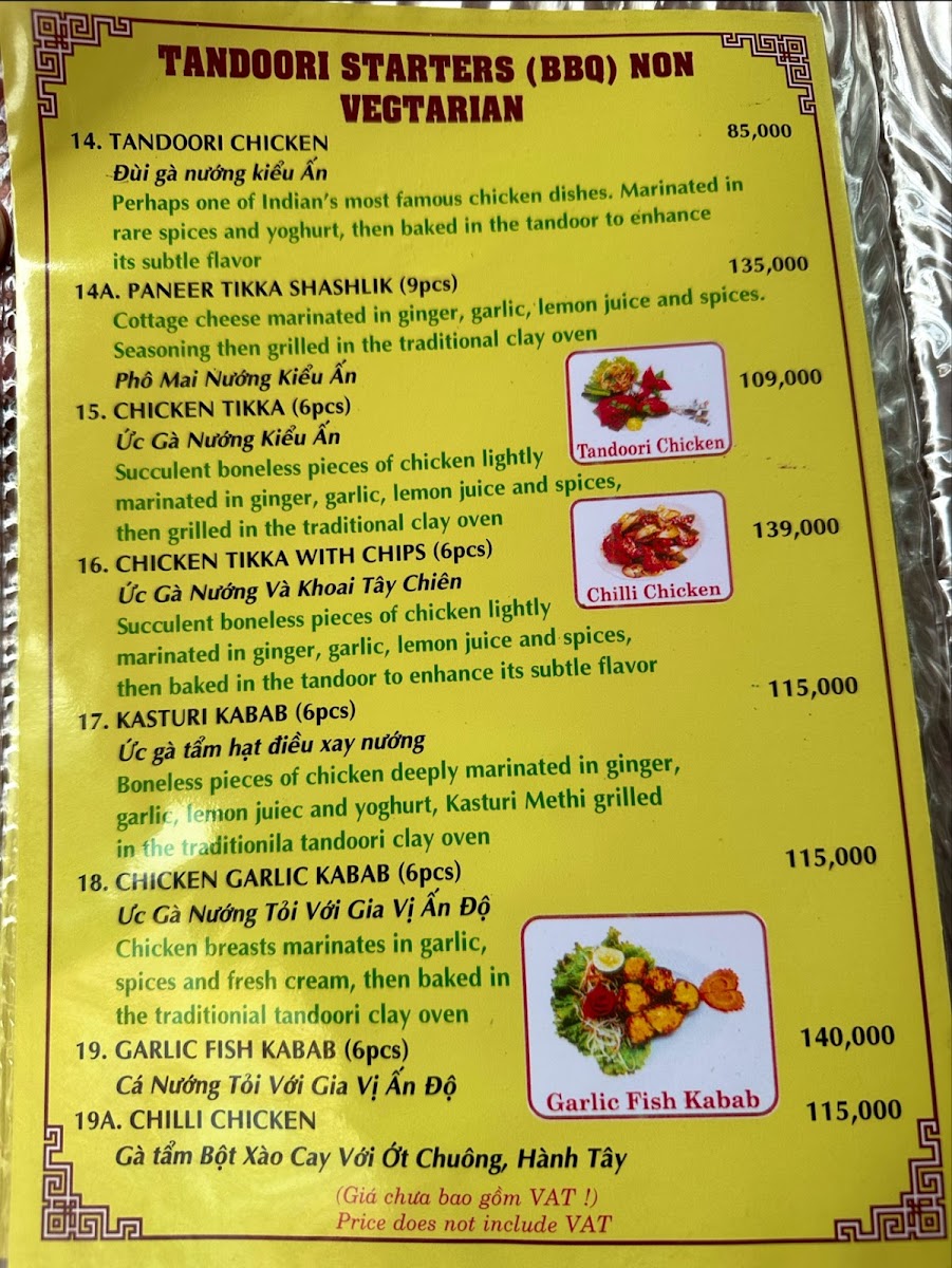 Menu Family Indian Restaurant-2